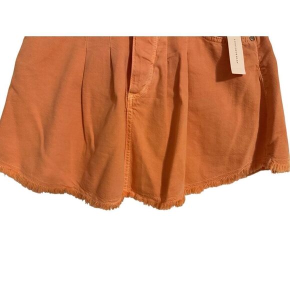 Brand New Anthropologie Pilcro Pleated Micro Denim Skirt in Pink Rose Size 4 - Picture 14 of 14